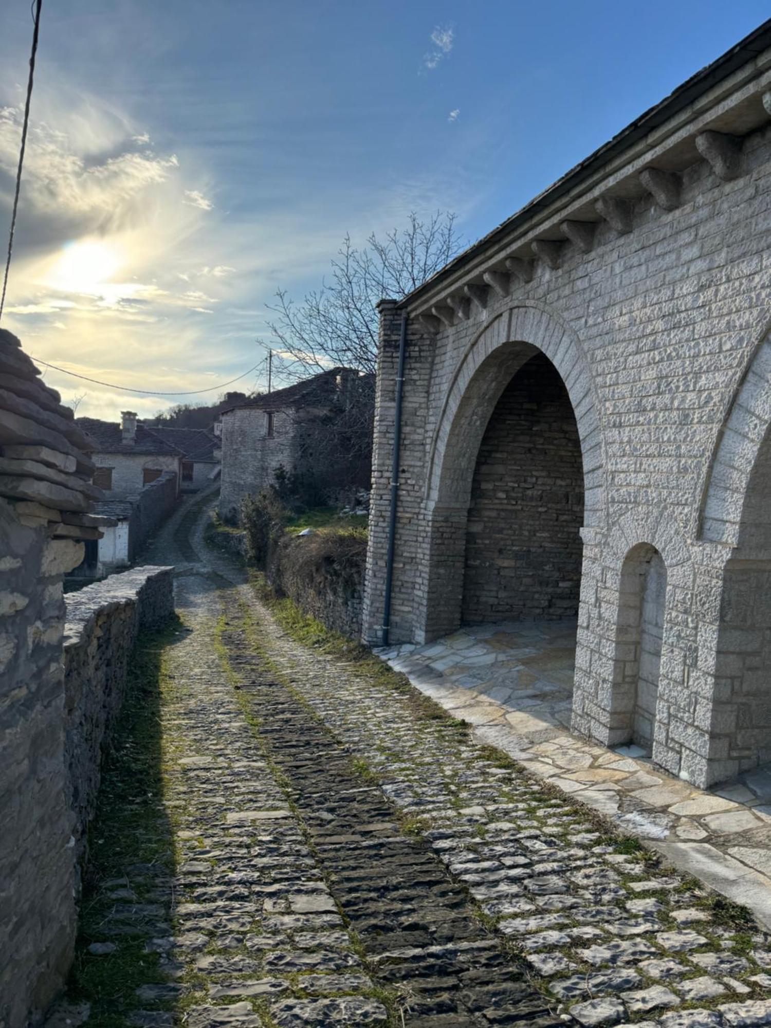 Βίτσα Πετρόκτιστο Αρχοντικό "Ιόλη" Με Θέα Ζαγόρι Villa Exteriör bild