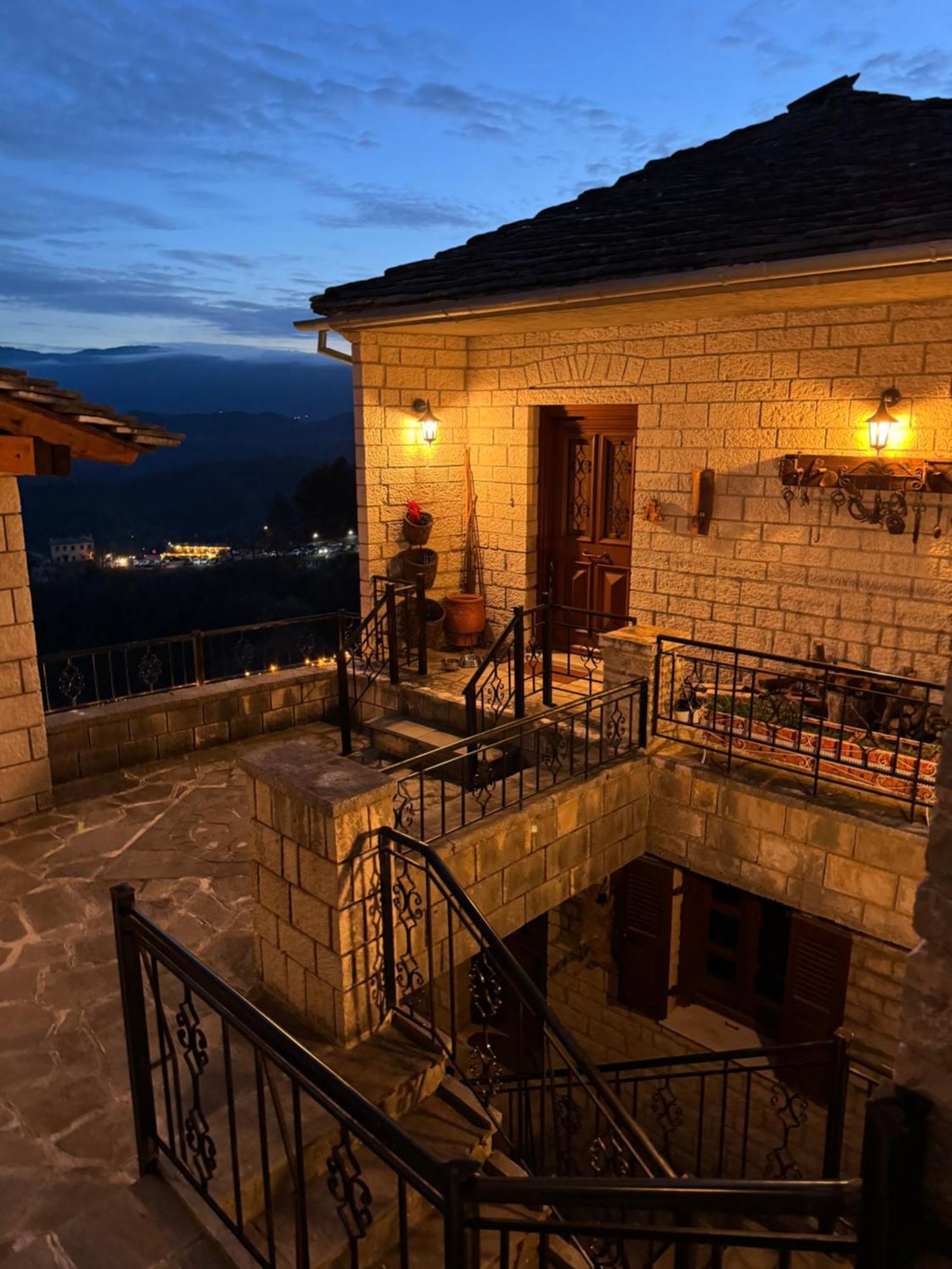 Βίτσα Πετρόκτιστο Αρχοντικό "Ιόλη" Με Θέα Ζαγόρι Villa Exteriör bild