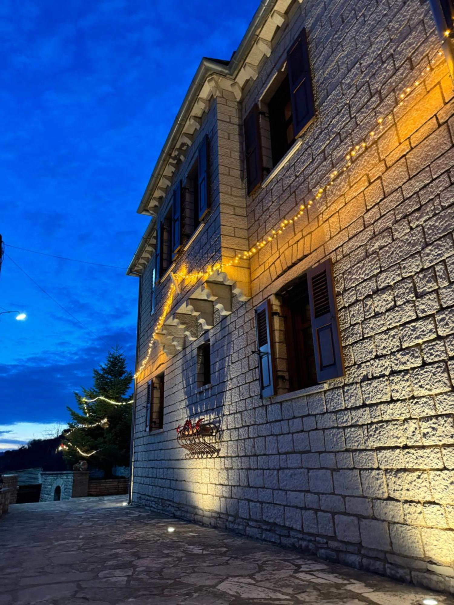 Βίτσα Πετρόκτιστο Αρχοντικό "Ιόλη" Με Θέα Ζαγόρι Villa Exteriör bild
